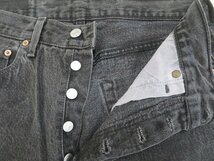 3P4355/リーバイス 501 ブラック 米国製 デニム ジャーナルスタンダードリメイク Levi's USA製_画像4