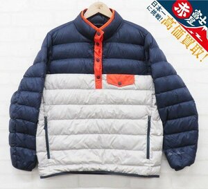 3J2699/ Eddie Bauer 650 FILL тянуть over down рубашка EDDIE BAUER