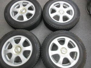 アルミ16×7Joff＋38pcd114.3の4穴5穴マルチハブ径72・スタットレス215/65R16 BS BLIZZAK DM-V1製造年3513×4の4本セットの出品になり