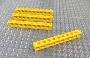 * Lego ∥LEGO[1x10 beam block / yellow color 4 piece ]#2730* regular goods [R87198]