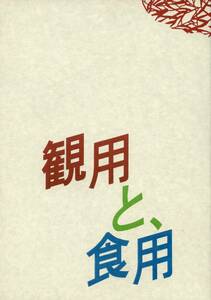 た/朱水魚(藤唯宵子/『観用と、食用』/SMAP同人誌 キムナカ(木村拓哉×中居正広)/1999年発行 56ページ