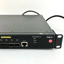 511【通電OK】NEC QX-S5224GP-4X 1GbE高機能 レイヤ2スイッチ IPv6 IRFスタック sFlow 10/100/1000BASE-T SFP+ スロット エヌイーシー_画像2