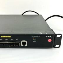 515【通電OK】NEC QX-S5224GP-4X 1GbE高機能 レイヤ2スイッチ IPv6 IRFスタック sFlow 10/100/1000BASE-T SFP+ スロット エヌイーシー_画像2