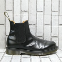 Dr.Martens CHELSEA ドクターマーチン チェルシー サイドゴア ブーツ 2976 レザー ブラック UK7_画像3