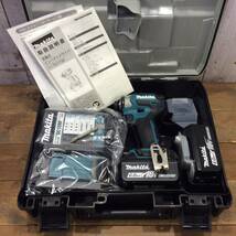 【RH-6795】未使用 makita マキタ 18V 充電式インパクトドライバ TD173DRGX 青 4台セット【充電器 純正バッテリー2個】TD173_画像2