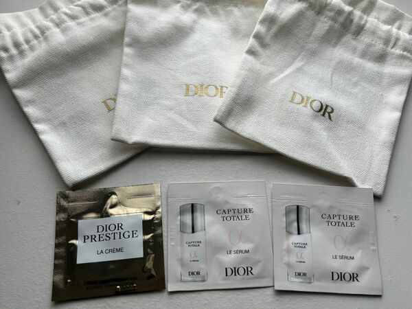 Dior ディオール　巾着ポーチ　サンプルセット