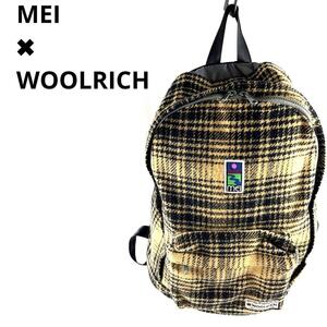 MEI×WOOLRICH　メイ×ウールリッチ ダブルネーム デイパック リュック