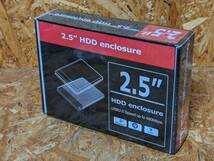 ジャンク品★2.5 Inch Hard Drive Enclosure　 USB2.0 HDD☆C-15_画像1
