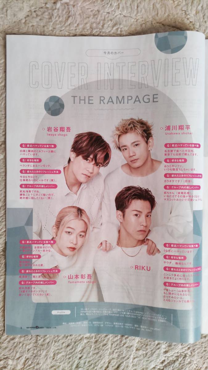 ☆ 激レア ☆ THE RAMPAGE 切り抜き 50枚 - メルカリ