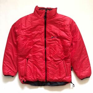 MONTANE/PERTEX/Jacket/Made in U.K./LARGE/Red×Black/Nylon/モンテイン/ パーテックス/ポリエステル中綿/ジャケット/ジャンパー/赤×黒