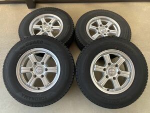 ハイエース アルミホイール スタッドレス 195/80R15 4本