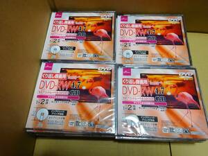 40枚セット　ダイソー　ＤＶＤ―ＲＷ（くりかえし録画用、１―２倍速、１２０分、４．７ＧＢ）