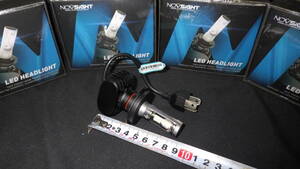 ２球入り二台分　ヘッドライト　HI/LO H4バルブ　LED HEADLIGHT.NOVSIGHT 