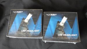 ２球入り二台分　ヘッドライト　HI/LO H4バルブ　LED HEADLIGHT.NOVSIGHT