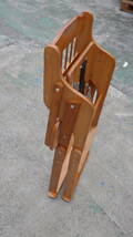 ●折り畳みベビーハイチェア テーブル付 子供用椅子 木製 家具_画像4