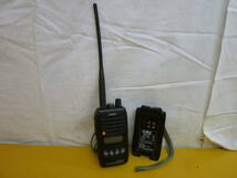 JJ364 ALINCO/アルインコ VHF FMトランシーバー DJ-S17 バッテリーパック EBP-63付 動作未確認 ジャンク扱/60_画像1