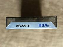 【 送料無料！!・とっても希少な74分テープ！・未開封品！】★ソニー カセットテープ◇SONY HF-X 74◇Made inJapan★_画像5