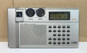 希少品【動作品】カシオ/CASIO 時計/計算機AMラジオ RC-1000 ・・・ 動いています！