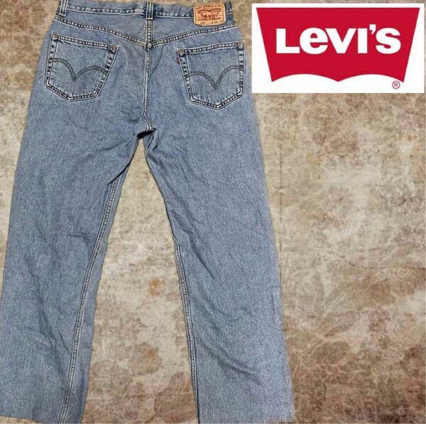 08 エジプト製505リーバイスW36 メンズ ジーンズ ライトブルー Levi''s