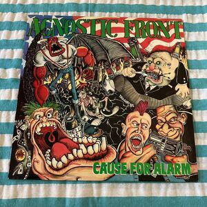 agnostic front cause for alarm LP 1986 オリジナル US盤 nyhc warzone madball youth of today judge