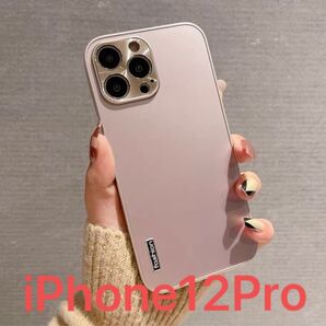 【新品未使用】iPhone12Proケース ピンク