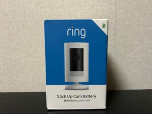 Ring Stick Up Cam Battery(リングスティックアップカムバッテリーモデル) ホワイト