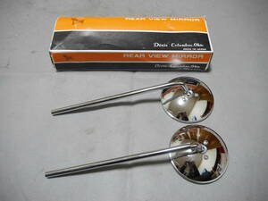 60'S NOS Hsu pe rear Vintage mirror long 2 ps SUPERIOR DEXIE Harley Knuckle bread shovel Indian original dead stock K