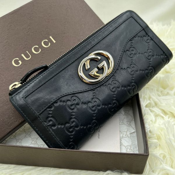 年最新Yahoo!オークション  gucci l字ファスナーファッション