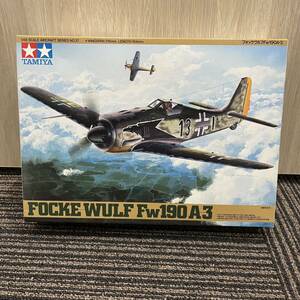 1円〜★ 未組立 1/48 TAMIYA AIRCRAFT SERIES NO.37 FOCKE-WULF Fw190 A-3 タミヤ フォッケウルフFw190 戦闘機 プラモデル ドイツ軍