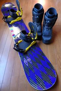 SALOMON,KISSMARK,FLOW（BOA)　板151ｃｍ、ブーツ27.5ｃｍ　３点セット