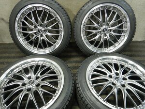 J4T6890■225/45R18 BRIDGESTONE BLIZZAK VRX2 社外 8J 5H +40 PCD114.3★条件付送料無料★マークX クラウン ヴェゼル レヴォーグ