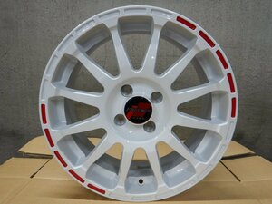 未使用 展示品★BT7182■RMP RACING GR12 16インチ 6J 4H +43 PCD100 アルミホイール 4本価格★条件付送料無料★未使用 ホワイト