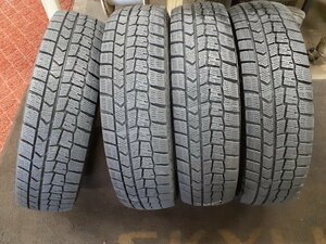 パF4352■165/70R14 81Q　4本価格　DUNLOP WINTER MAXX 02　送料無料 冬 パッソ ヴィッツ アクア マーチ スイフト ソリオ ブーン