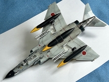 ファインモールド　1/72　航空自衛隊　F-4EJ改　戦闘機　ラストフライト記念イエローの完成品_画像10
