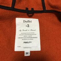 【FIDELITY】フィデリティ/ SHORT DUFFLE COATウールメルトン ショート ダッフルコート レディース M オレンジ USED_画像5