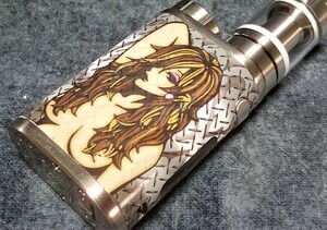 Eleaf　 iStick　 Pico 75ｗ用　カスタムスキン mod カスタム N,G　VAPE 電子タバコ