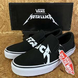 VANS Metallica CLASSIC SLIP-ON US10 28cm コラボ 別注 限定 ヴァンズ メタリカ