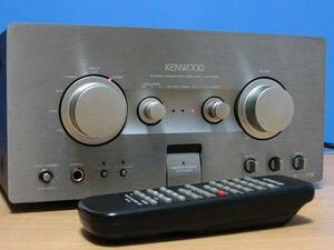 KENWOOD★良品 メンテ済 動作良好★高音質 プリメインアンプ★リモコン&取説他付★KAF-7002