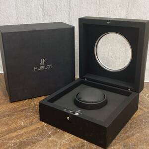 HUBLOT/ウブロ 腕時計 ディスプレイケース ウォッチケース 収納ケース 空箱 説明書/保証書/付属品有 ブラック 菊MZ