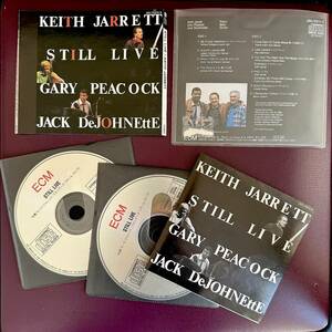 【国内盤CD ２枚組】 キース・ジャレット・トリオ Keith Jarrett Trio / 枯葉 +1 Still Live　ECM ＜見本盤・ケースなし＞　送料無料