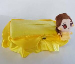  Disney Princess * dress type tissue box cover * tissue case Beauty and the Beast bell 