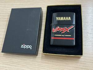 長「13262」ジッポ　YAMAHA　V-MAX ZIPPO　黒×赤×ゴールド　箱有　POWERD BY　YAMAHA　ヤマハ　Limited Edition