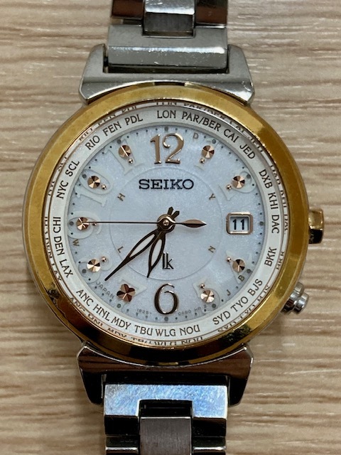 未使用 セイコー ルキア SEIKO 腕時計 SSQV030 1B25-0AW0-