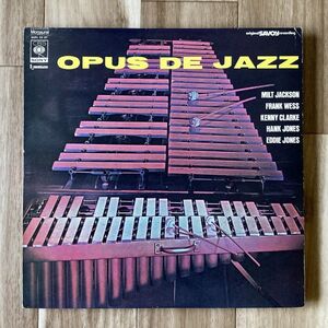 【JPN盤/LP】Milt Jackson, Frank Wess, Kenny Clarke, Hank Jones, Eddie Jones / Opus De Jazz ■ CBS/Sony / SOPL-53-SY / ジャズ