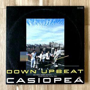 【JPN盤/LP/プロモ】Casiopea カシオペア / Down Upbeat ■ Alfa / ALR-28063 / 野呂一生 / 向谷実 / フュージョン