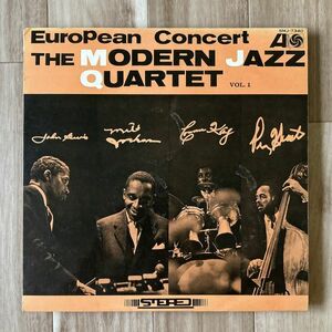【JPN盤/LP】The Modern Jazz Quartet / European Concert Vol. 1 ■ Atlantic / SMJ-7340 / Milt Jackson / ジャズ / ペラジャケ