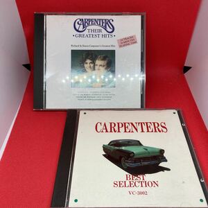 【2枚セット】カーペンターズ CARPENTERS / グレイテストヒッツ & ベストセレクション / ベストアルバム / CD