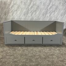 IKEA イケア HEMNES ソファベッド ベッドフレーム 収納付き L091_画像2