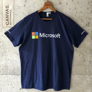 【DF54】 Tシャツ マイクロソフト ロゴ 企業T アドT ミリタリー