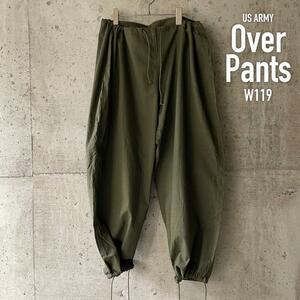 [ET112]US ARMY the US armed forces gas Pro tech tib over pants 60s